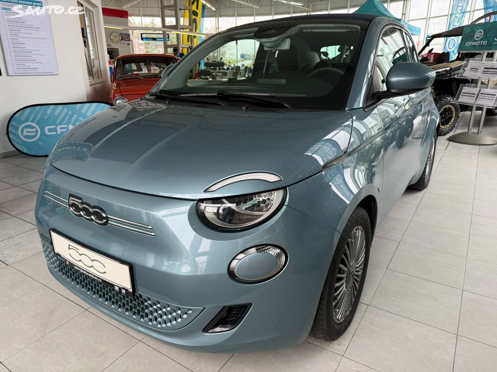 Fiat 500E, Cabrio 43 kWh 118k 1.maj. DPH